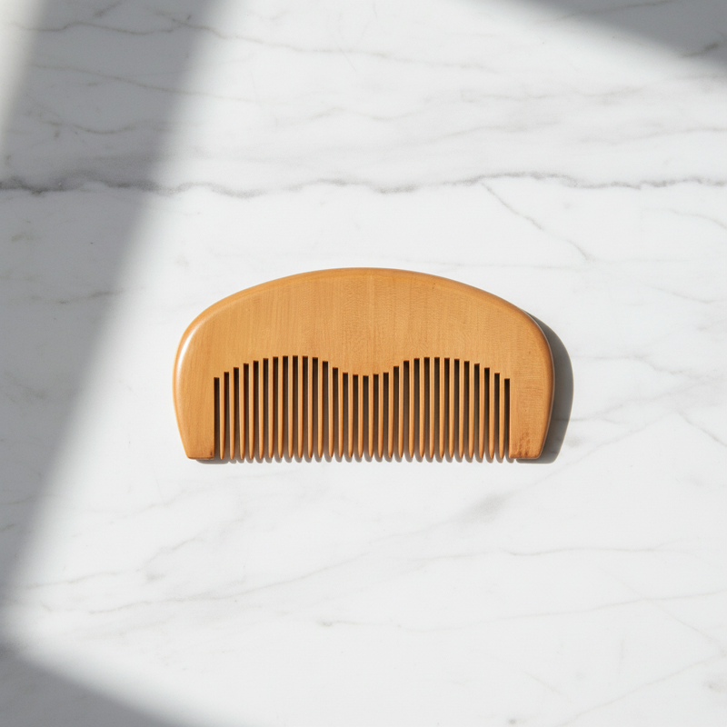 Hair Brush Comb Manufacturer - Custom Logo Natural Bamboo Wooden Paddle Home Travel Hotel Use
