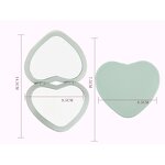 Mirror Manufacturer - UV Printing Multi Color Travel 2-Sided Heart Shaped Portable Purse