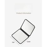 Mirror Manufacturer - UV Printing Multi Color Travel 2-Sided Heart Shaped Portable Purse