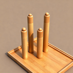 Toothbrush Case Manufacturer - Natural Wood Bamboo Tube Storage Box Hotel Travel