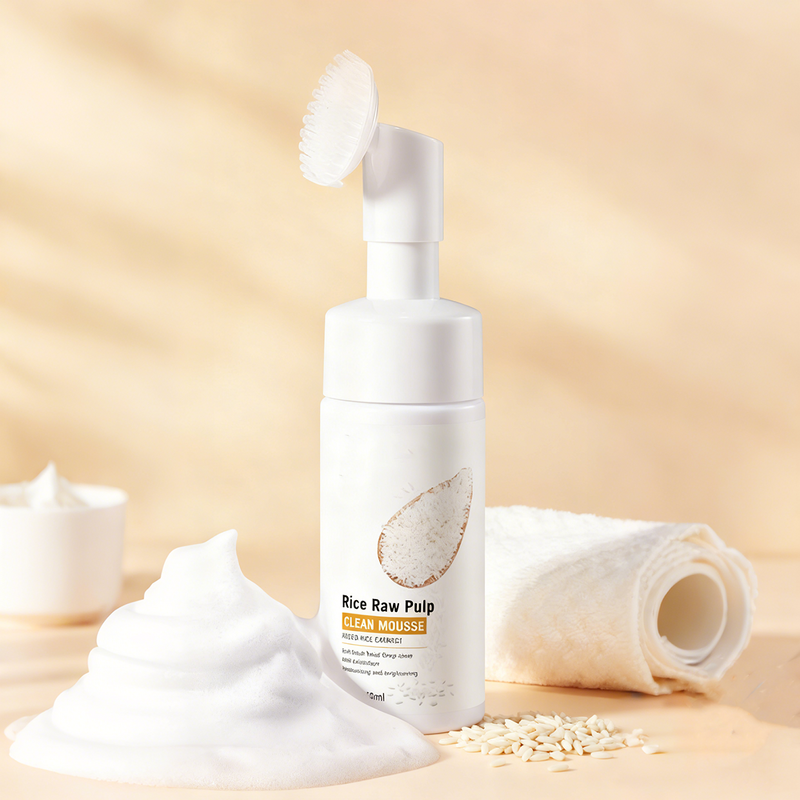 Facial Cleanser Manufacturer - Private Label Skin Care Brightening Rice Foamer