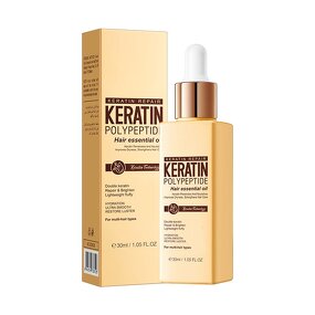 Hair Oil Manufacturer - Private Label Keratin Polypeptide Nourishing Organic Treatment Dry Hair