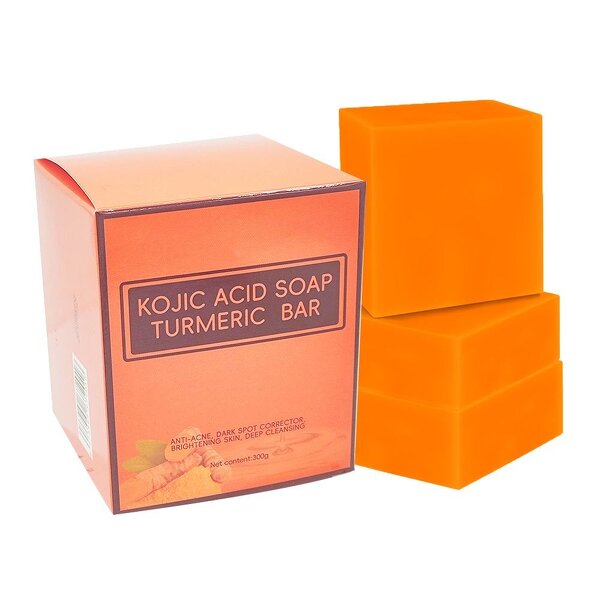 Soap Manufacturer - Custom Label Hot Selling Lemon Kojic Acid Turmeric Oil Bar Oily Skin