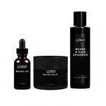Beard Grooming Kit Manufacturer - Natural Premium Shampoo Growth Kit Private Label Customize