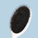 Hair Brush Manufacturer - High Quality Natural Boar Bristle Soft Cushion Nylon Bristles Oval Paddle Women