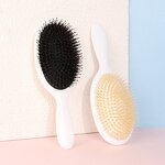 Hair Brush Manufacturer - High Quality Natural Boar Bristle Soft Cushion Nylon Bristles Oval Paddle Women