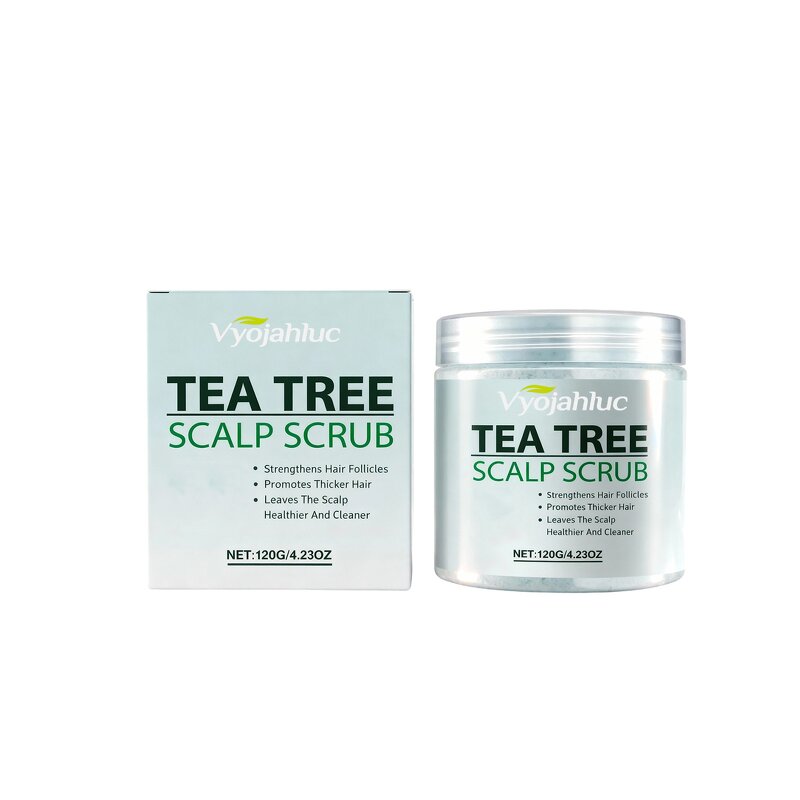 Shampoo Manufacturer - Custom Label Tea Tree Oil Hair Refreshing Scalp Scrub Fluff Hair Moisturizing