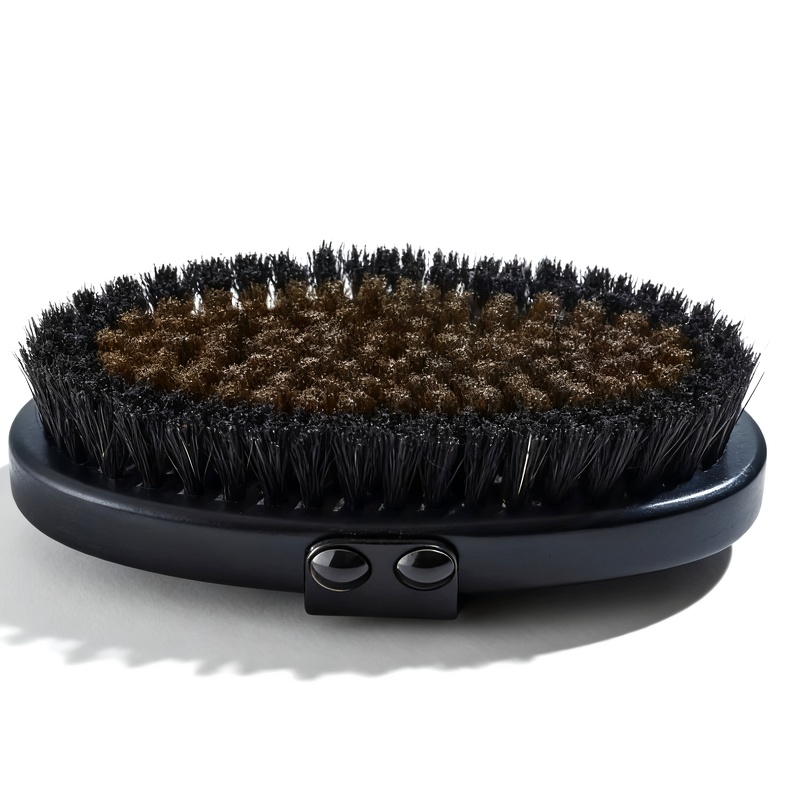 Body Brush Manufacturer - Wooden Horsehair Black Copper Wire Exfoliating Bronze Bristles