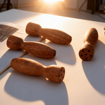 Massage Tool Manufacturer - Private Label Wholesale Custom Logo Natural Wood Eye & Face Massager Scraping Board