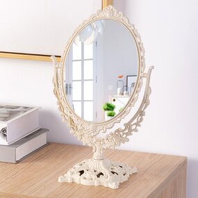 New Arrival Princess Decorative Mirror Private logo European Style Vanity Mirror Gorgeous Makeup Mirror