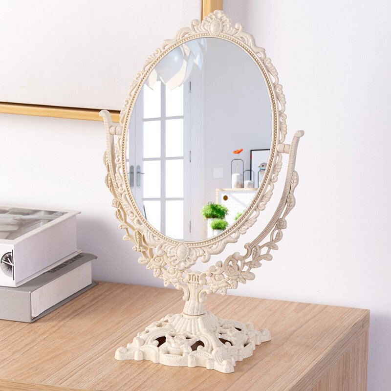 New Arrival Princess Decorative Mirror Private logo European Style Vanity Mirror Gorgeous Makeup Mirror