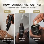 Beard Grooming Kit Manufacturer - Natural Premium Shampoo Growth Kit Private Label Customize