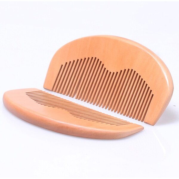 Beard Comb Manufacturer - Custom Logo Eco-friendly Natural Beard Comb and Brush