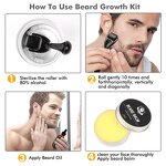 Beard Grooming Kit Manufacturer - Europe Best Selling High Quality Eco-Friendly With Derma Roller