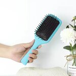 Hair Brush Manufacturer - Custom Logo Professional Massage Detangling Plastic Nylon Comb