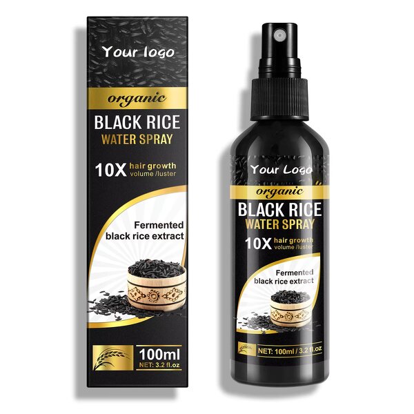 Hair Spray Manufacturer - Private Label Pure Vegan Black Rice Water Regrowth Anti Hair Loss