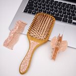 Hair Brush Set Manufacturer - New Design Top Quality Boutique Hair Clip Comb Acetate Bamboo Logo