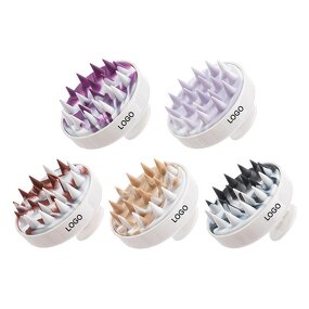 Scalp Massager Manufacturer - 2025 Trending Gradient Color Silicone Hot Selling Head Spa Relaxation