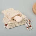 Soap Bag Manufacturer - Custom Logo Natural Sisal Mesh Net Waste Plastic-Free Foaming Drying