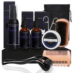 Beard Grooming Kit Manufacturer - Personal Care Mens Beard Oil Shaving Knife Comb Balm Custom Label Gentlemen