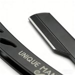 Shaving Razor Manufacturer - Custom Logo Fast Dispatch Black Metal Wire High Quality Premium Twin Blade
