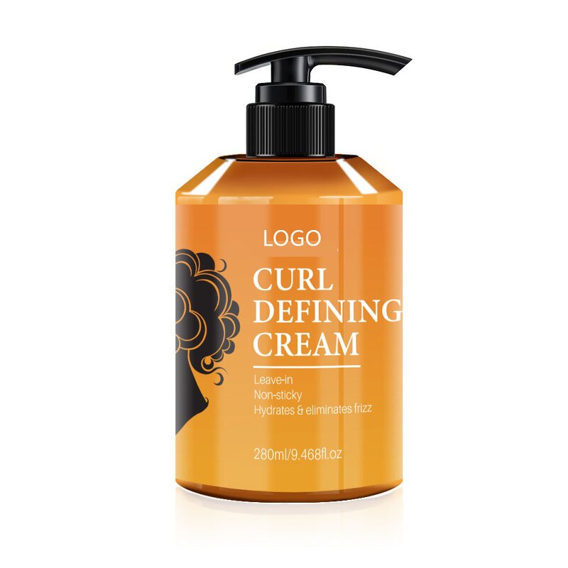 Hair Cream Manufacturer - New Arrival Curl Defining Moisturizing Volume Deep Conditioning Leave-In