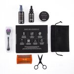 Beard Care Kit Manufacturer - Private Customization 7 in 1 Beard Wash/ Oil/ Balm Natural Nourishing Christmas Gift Set