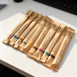 Toothbrush Manufacturer - High Quality Disposable Colorful Bristles Individual Package Wooden Adults