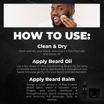 Beard Grooming Kit Manufacturer - Grooming Beard Oil & Balm Bundle Natural Growth Kit Shea Butter Regrowth