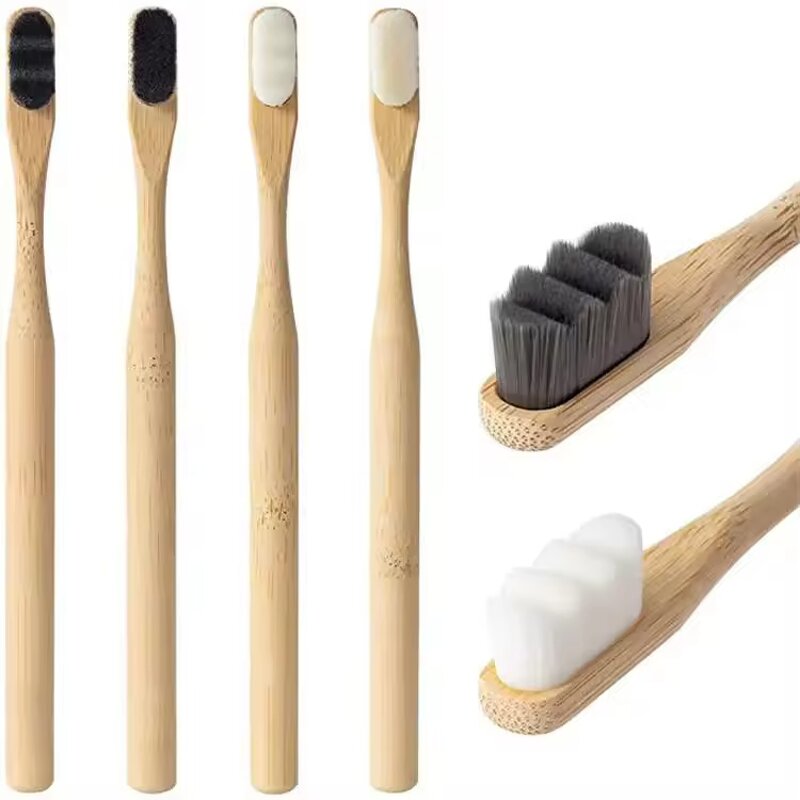 Toothbrush Manufacturer - Top Quality Ten-Thousand Soft Bristle Wholesale Eco Friendly Portable Bamboo Nano