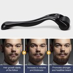 Beard Grooming Kit Manufacturer - Private Label Beard Growth Kit with Beard Roller 100% Natural Organic