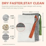 Soap Bag Manufacturer - Custom Logo Nylon Gentle Roughness Soap Savers Mesh Foam Lather Pouch