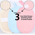 Bath Wipes Manufacturer - Wholesale Stock Sisal Two-side Rubbing Removing Dead Skin Back Sponge