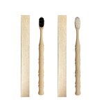 Toothbrush Manufacturer - New Arrival Natural Charcoal Adult Eco-friendly Bamboo Super Soft Gentle