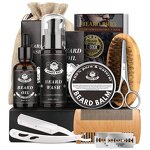 Beard Grooming Kit Manufacturer - Wholesale Private Label Organic Serum Trimmer Custom Box