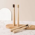 Toothbrush Manufacturer - Hot Selling Custom Private logo High Quality Wooden Travel Hard Bristle Adult