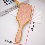 Hair Brush Set Manufacturer - New Design Top Quality Boutique Hair Clip Comb Acetate Bamboo Logo