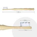 Toothbrush Manufacturer - New Arrival Natural Charcoal Adult Eco-friendly Bamboo Super Soft Gentle