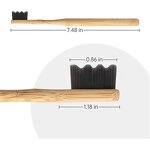 Toothbrush Manufacturer - Top Quality Ten-Thousand Soft Bristle Wholesale Eco Friendly Portable Bamboo Nano