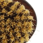 Body Brush Manufacturer - Custom Logo Dry Body Sandalwood Sisal Bristle Dark Color Handle