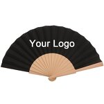 Hand Fan Manufacturer - Wholesale Custom Design Bamboo Wooden Printed Hand Held Folding