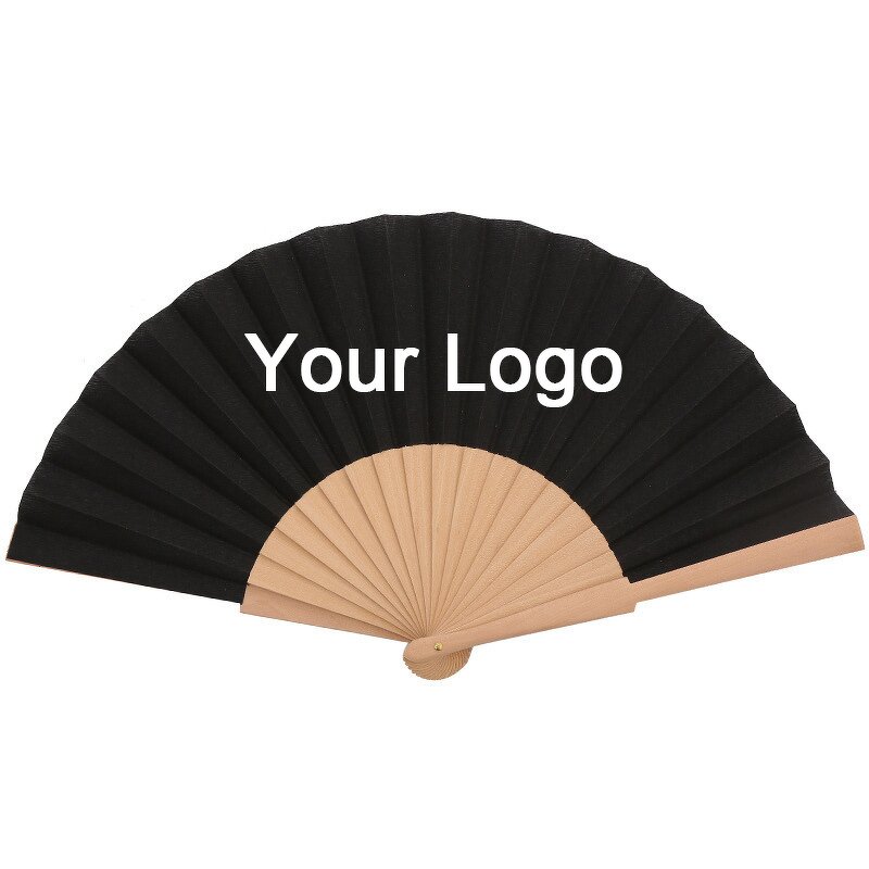 Hand Fan Manufacturer - Wholesale Custom Design Bamboo Wooden Printed Hand Held Folding