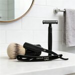 Shaving Razor Manufacturer - Custom Logo Fast Dispatch Black Metal Wire High Quality Premium Twin Blade