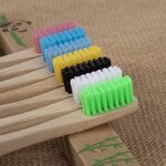 Toothbrush Manufacturer - Custom Package Eco-Friendly Bamboo Medium Bristles BPA Free Natural Adults