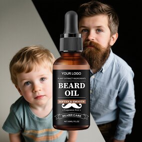 Beard Oil Manufacturer - Private Label Natural Organic Professional 100% Natural Organic Vegan Softens Strengthens