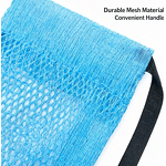 Soap Bag Manufacturer - Custom Logo Nylon African Net Roughness Soap Pouch Shower Sponge