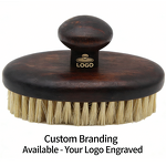 Body Brush Manufacturer - Wholesale High-quality Wooden Handle Walnut Dry Body Brush Clean Tool Sisal Bristle