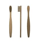 Toothbrush Manufacturer - Private Logo Wholesale Natural Boar Hair Bristle Vegan Deep Cleaning Soft Bristle Bamboo Toothbrush