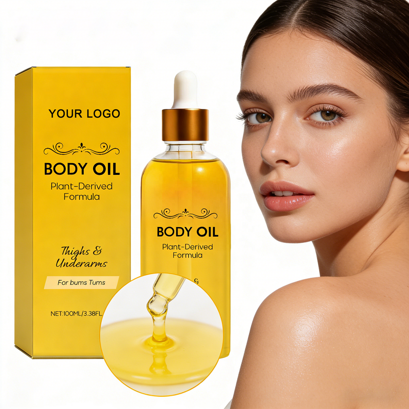 Body Oil Manufacturer - New Arrived Wholesale Custom Whitening Nourishing Moisturizing Body Firming Oil Skin Glow Whitening Essential Oil