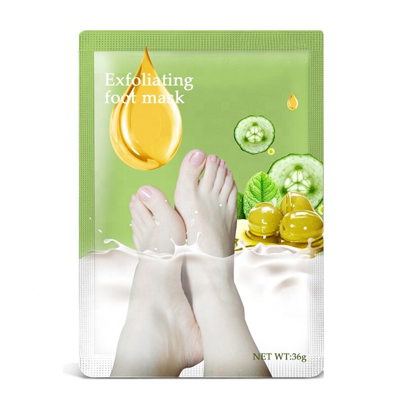 Foot Mask Manufacturer - New Arrival Fresh Olive Extract Tender and Smooth Foot Peeling Mask Deep Cleanse Gentle Exfoliating